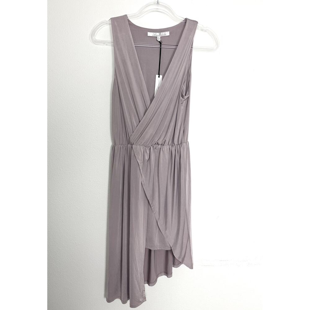 Lovers + Friends Flowy Neutral Dress Womens Small Feminine Pastel Spring Neutral